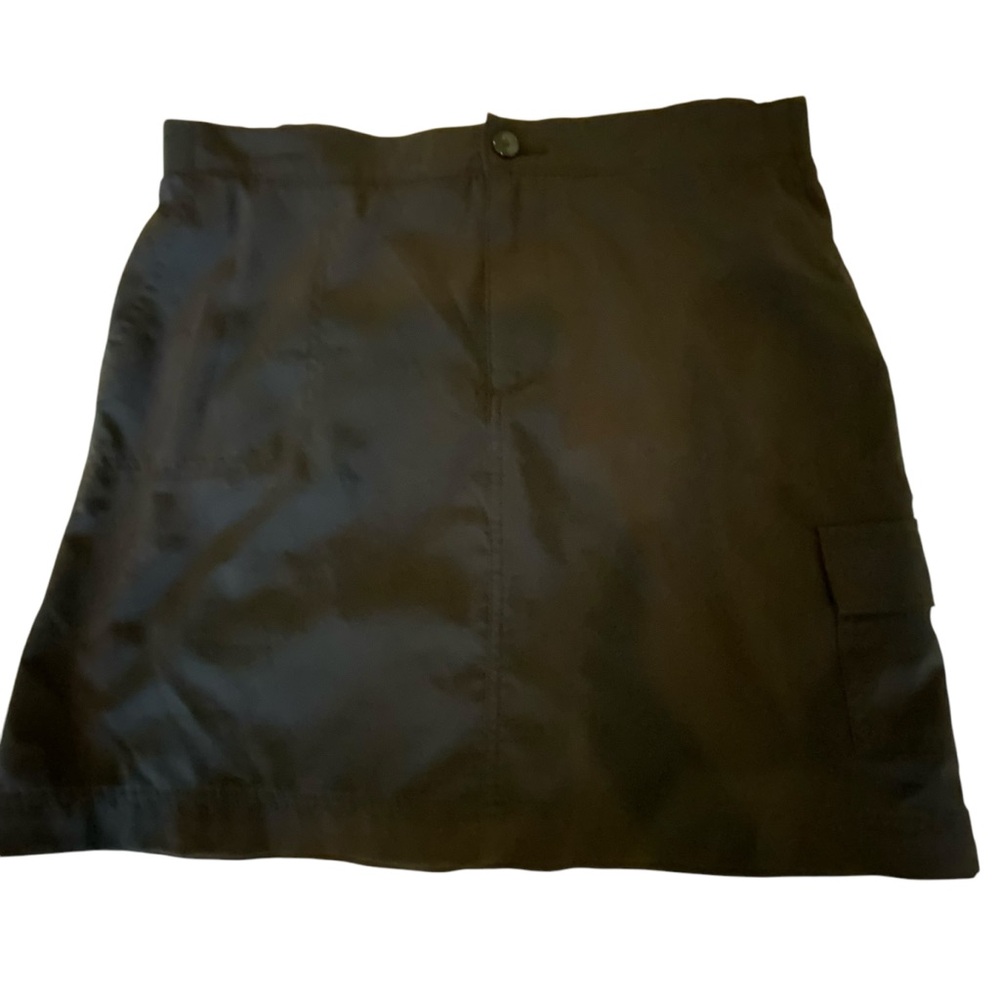 Riders By Lee Black Cargo Mini Skort  Size 10 M